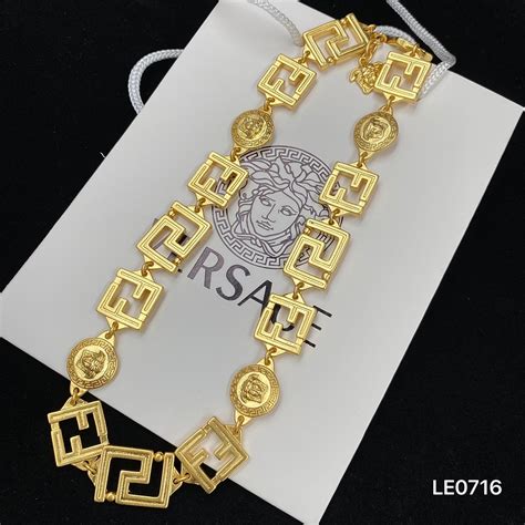 replica versace necklaces|versace necklace for women.